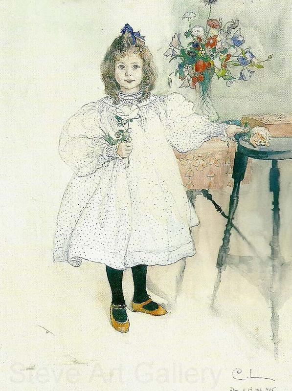 Carl Larsson gladys Spain oil painting art